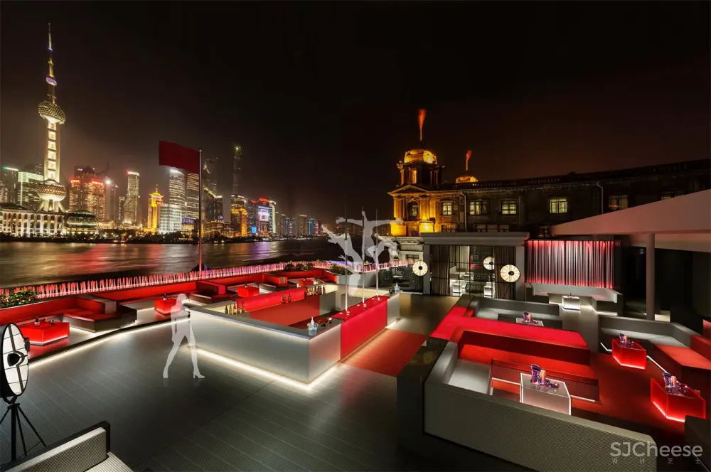 Kokaistudios-上海外滩18号酒吧丨1100㎡丨效果图+施工图+机电+厨房+摄影丨185M