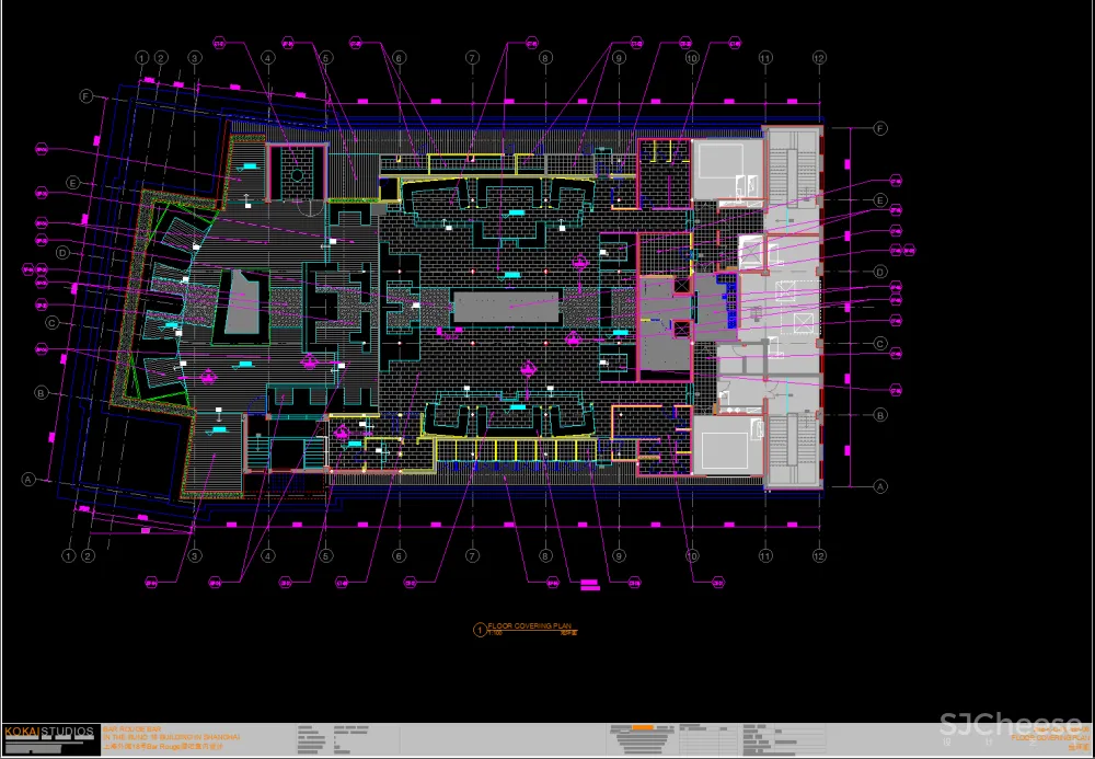 Kokaistudios-上海外滩18号酒吧丨1100㎡丨效果图+施工图+机电+厨房+摄影丨185M