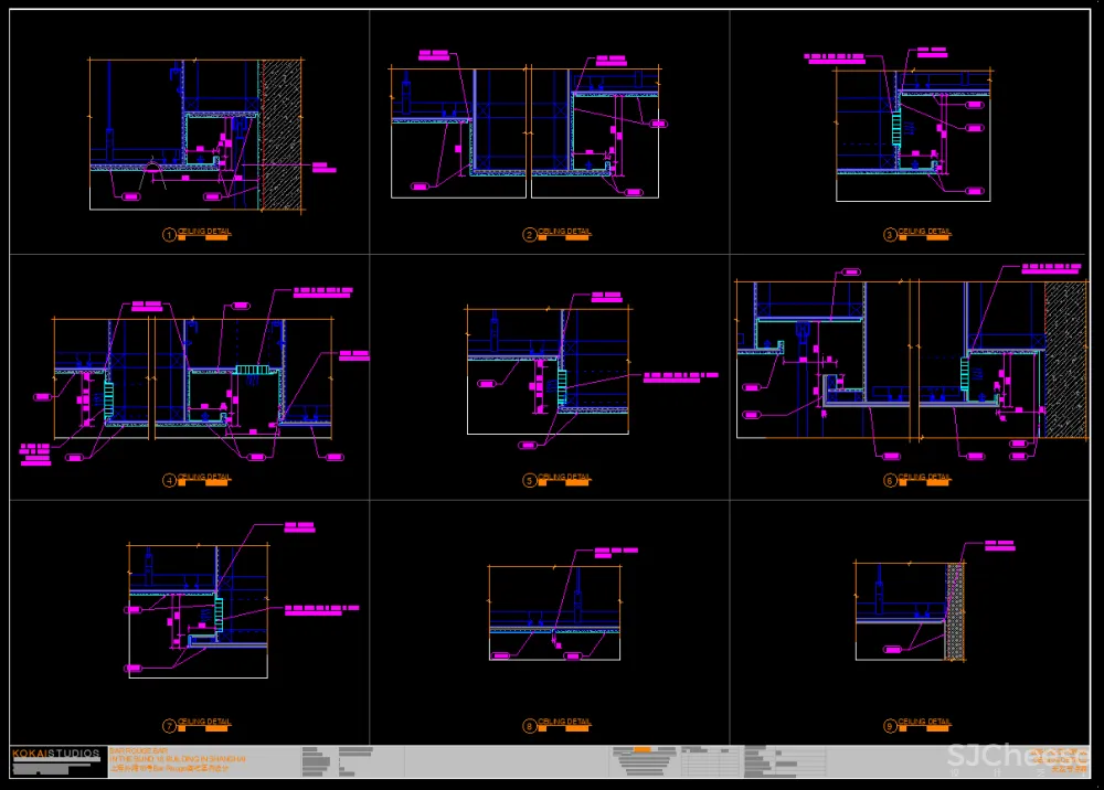 Kokaistudios-上海外滩18号酒吧丨1100㎡丨效果图+施工图+机电+厨房+摄影丨185M