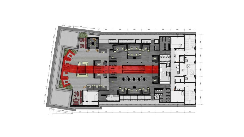 Kokaistudios-上海外滩18号酒吧丨1100㎡丨效果图+施工图+机电+厨房+摄影丨185M