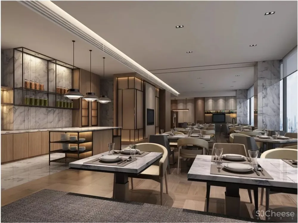 现代简约风的万怡酒店设计分享