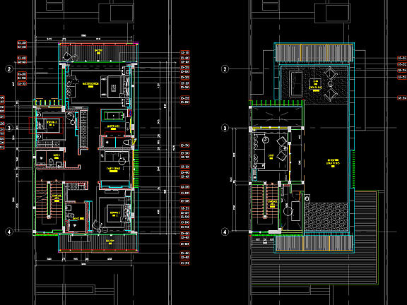 新加坡SCDA设计-三亚艾迪逊B户型私人别墅样板间丨建筑效果图+效果图+CAD施工图丨148M