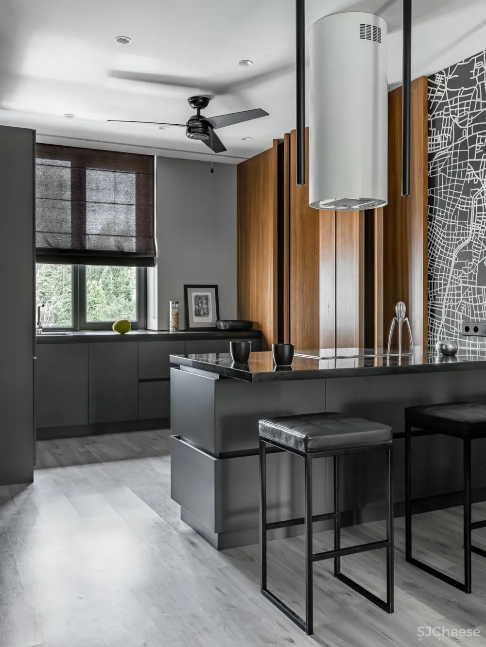 Quadrum Studio | DK CH Flat , 现代混泥土的功能住宅