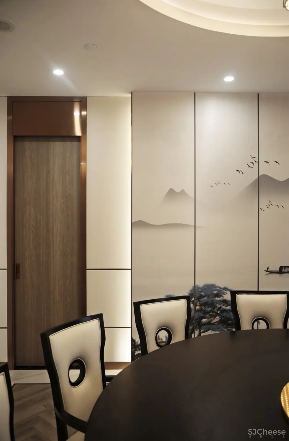 B J D ▏新作 ▏会龙湖农庄大酒店-交替变换的现代中式与古朴中式意境空间