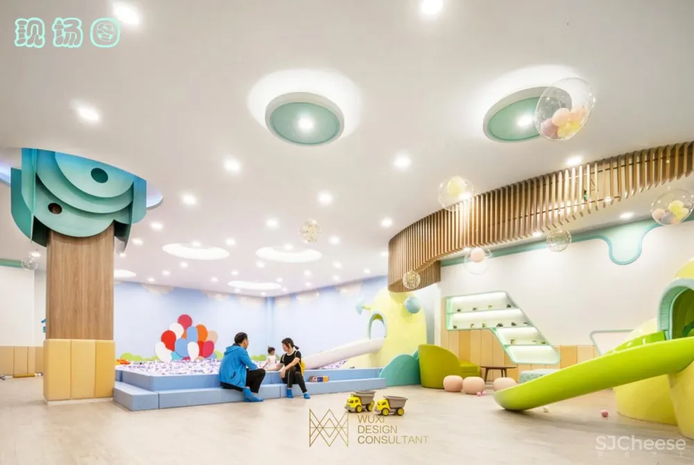 上海江桥万达宝贝王早教中心，设计施工一体化 | WUD伍曦设计