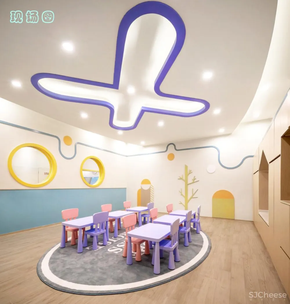 上海江桥万达宝贝王早教中心，设计施工一体化 | WUD伍曦设计