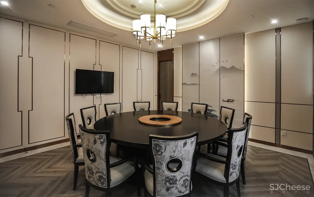 B J D ▏新作 ▏会龙湖农庄大酒店-交替变换的现代中式与古朴中式意境空间