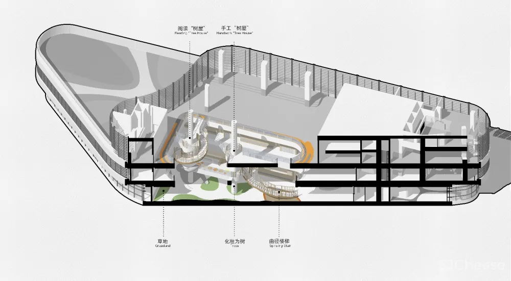 首发 | 树林漫步,心蒙 . 蒙特梭利幼儿园 / 立木设计研究室