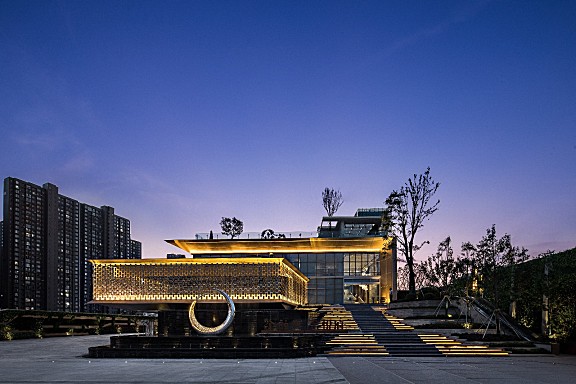 金悦府营销中心 — 湖光粼动. 襟江带湖 | Trendzone/Desio