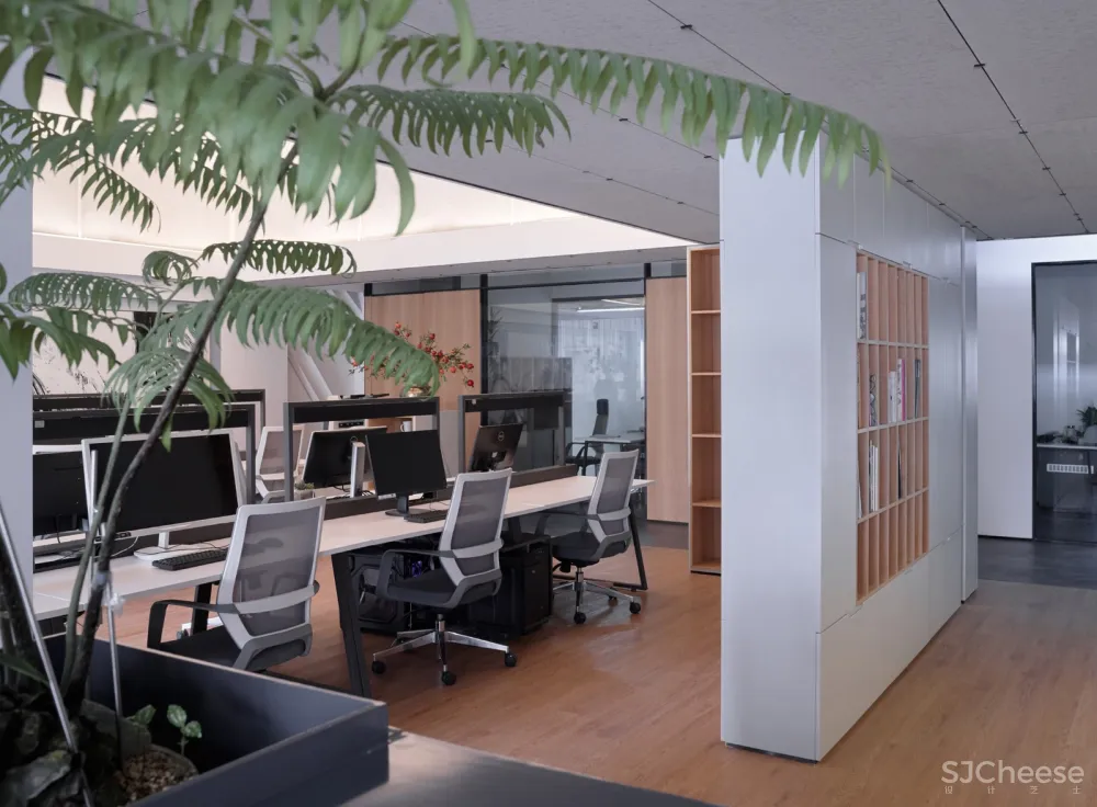 “悠然其间”柒构设计办公空间，福建厦门 / 柒构设计