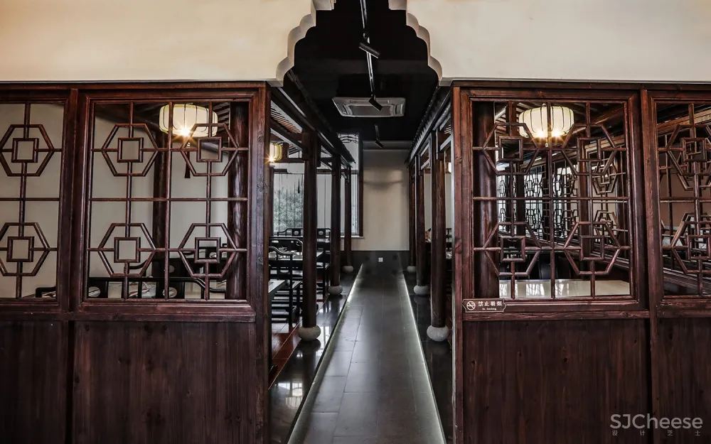 B J D ▏新作 ▏会龙湖农庄大酒店-交替变换的现代中式与古朴中式意境空间