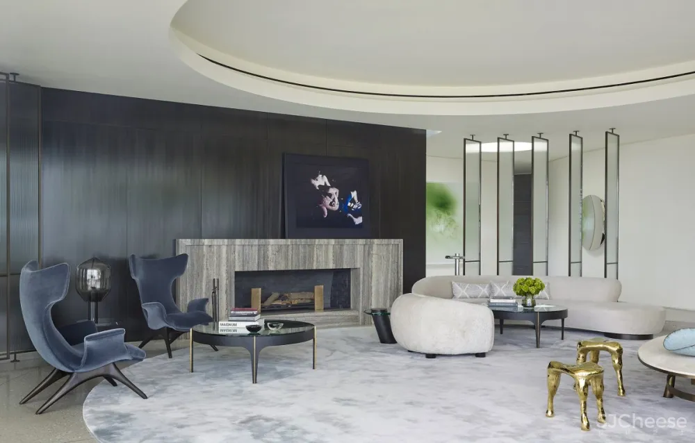 Jamie Bush | Beverly Hills Estate , 开放通风的现代住宅