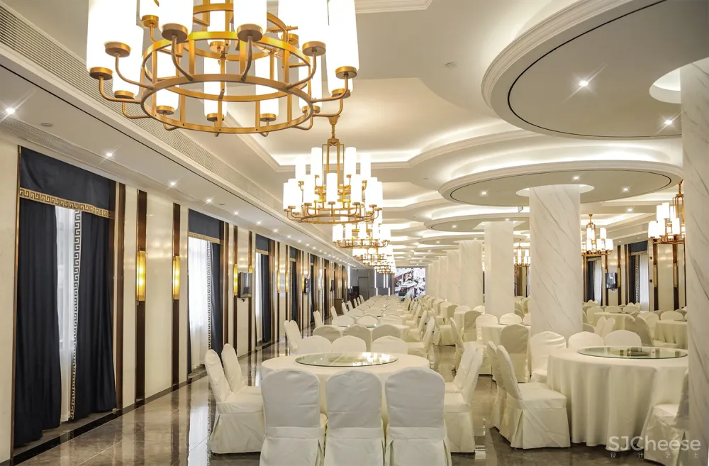 B J D ▏新作 ▏会龙湖农庄大酒店-交替变换的现代中式与古朴中式意境空间