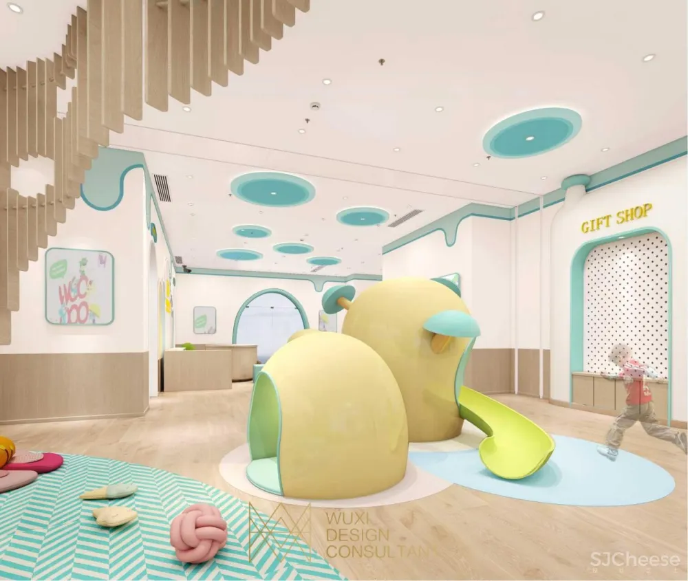 上海江桥万达宝贝王早教中心，设计施工一体化 | WUD伍曦设计