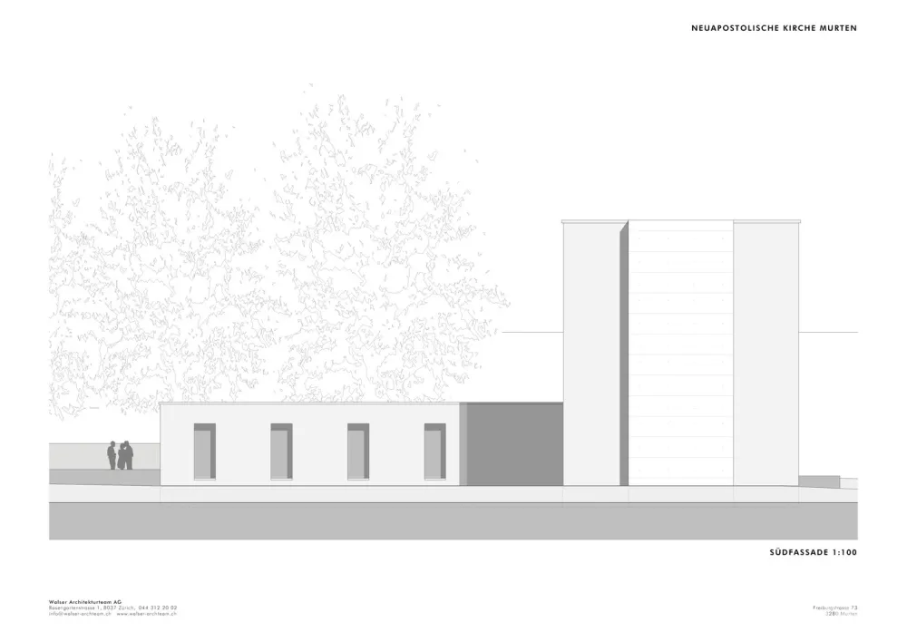 Walser Architekturteam | 瑞士极简教堂 Murten Church