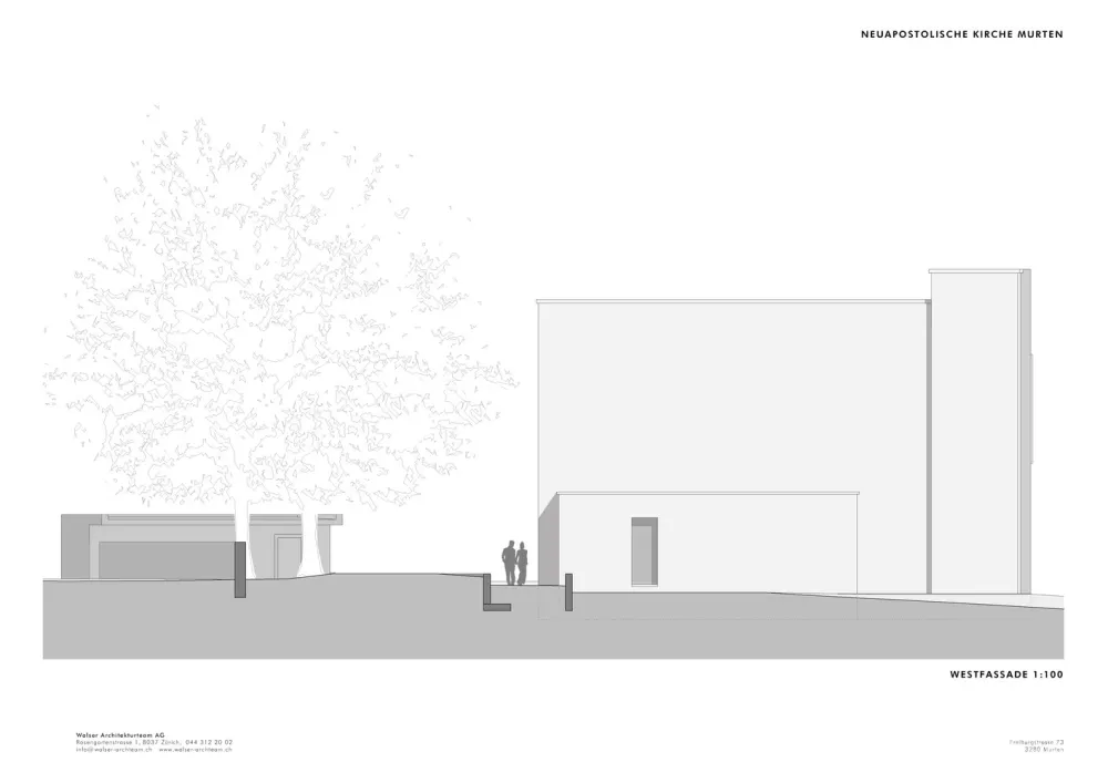 Walser Architekturteam | 瑞士极简教堂 Murten Church