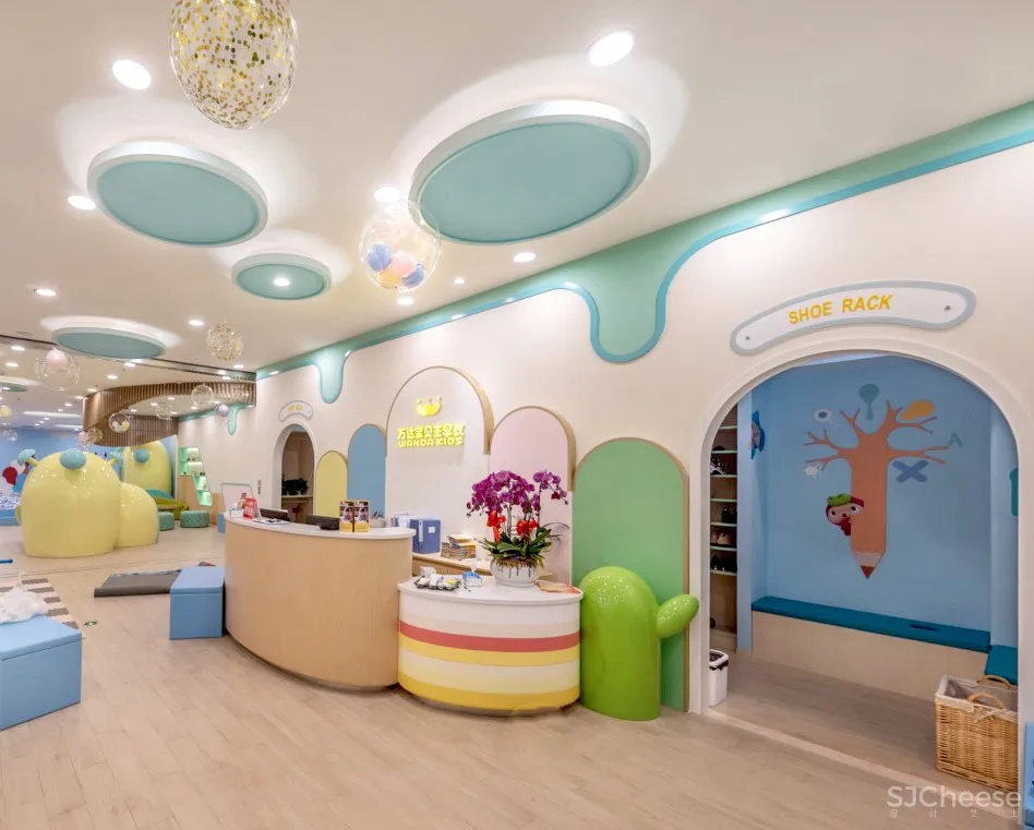 上海江桥万达宝贝王早教中心，设计施工一体化 | WUD伍曦设计