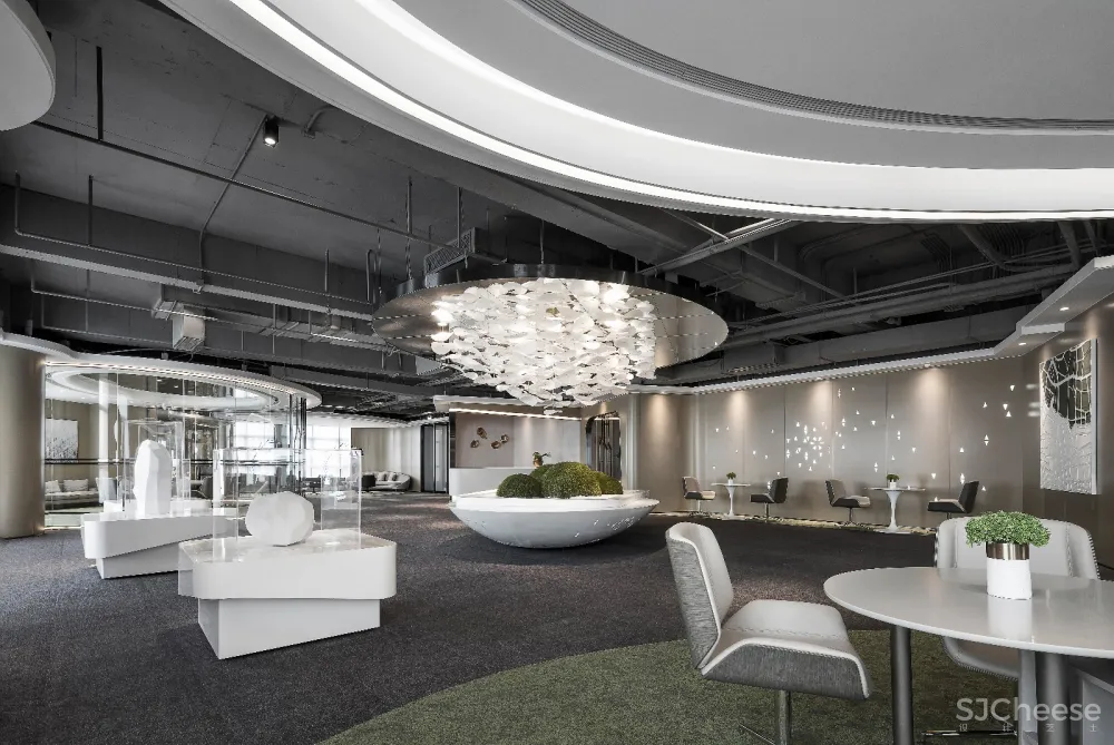 中粮天悦壹号办公展示空间 • 流动的圣节