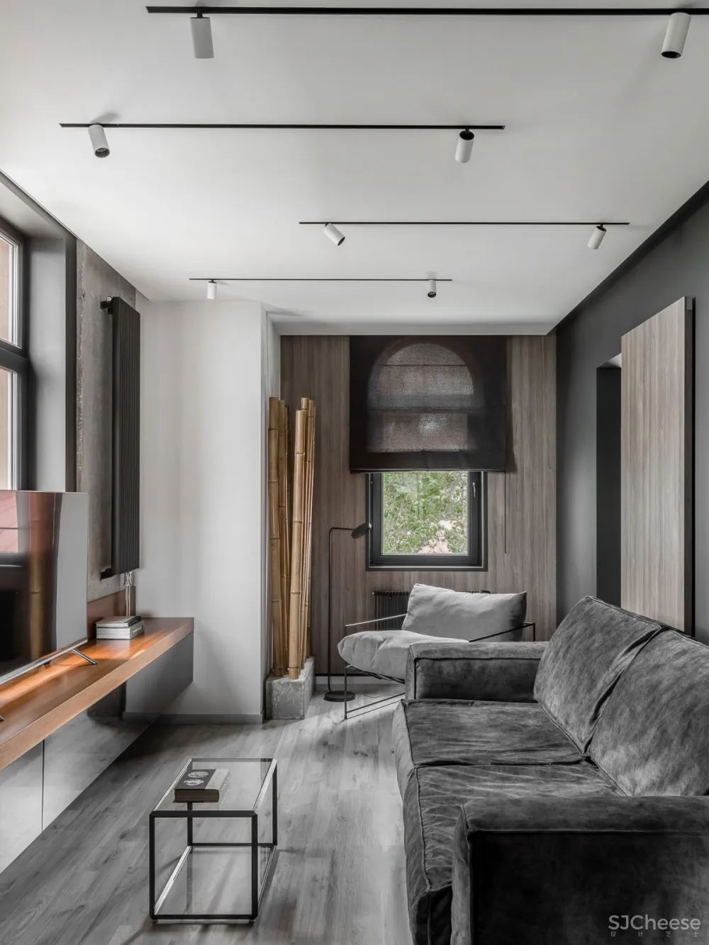 Quadrum Studio | DK CH Flat , 现代混泥土的功能住宅