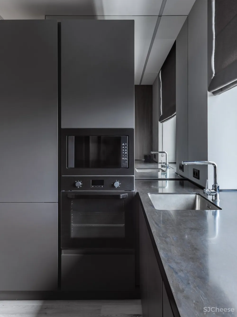 Quadrum Studio | DK CH Flat , 现代混泥土的功能住宅