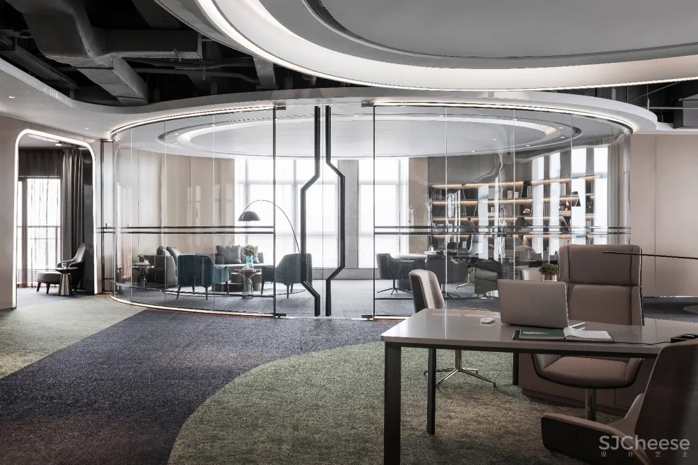 中粮天悦壹号办公展示空间 • 流动的圣节