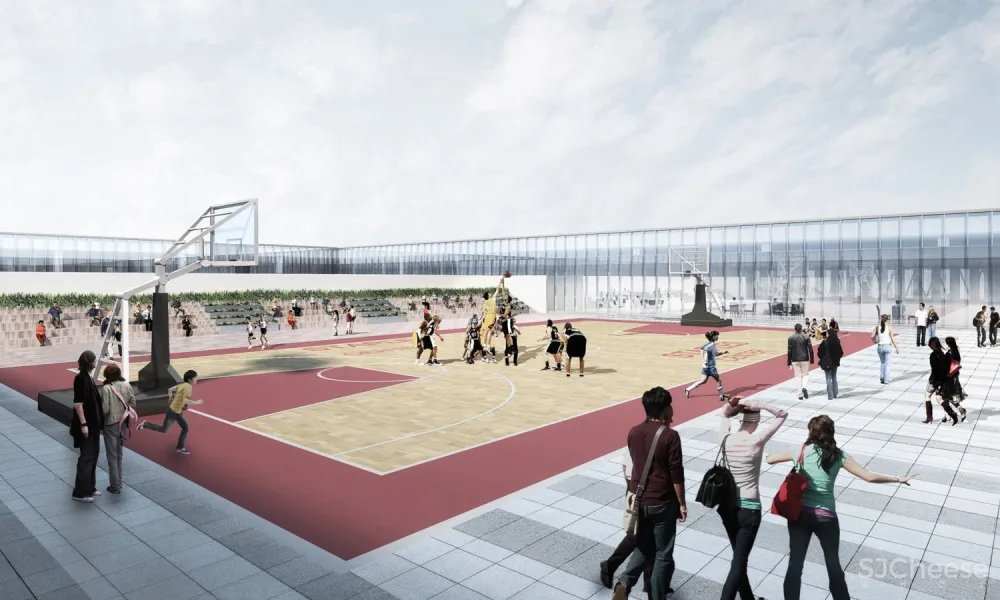 AZL Architects | 兼具运动时尚与艺术画廊智能工厂