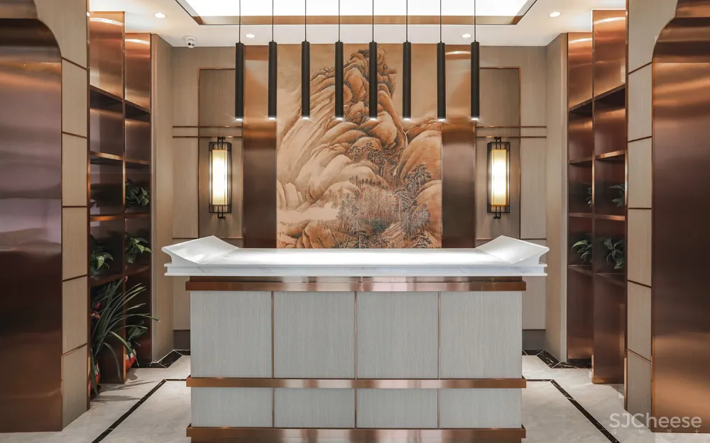 B J D ▏新作 ▏会龙湖农庄大酒店-交替变换的现代中式与古朴中式意境空间