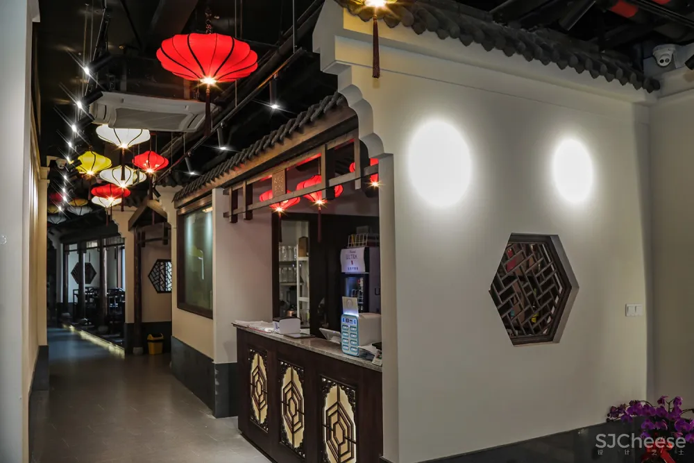 B J D ▏新作 ▏会龙湖农庄大酒店-交替变换的现代中式与古朴中式意境空间