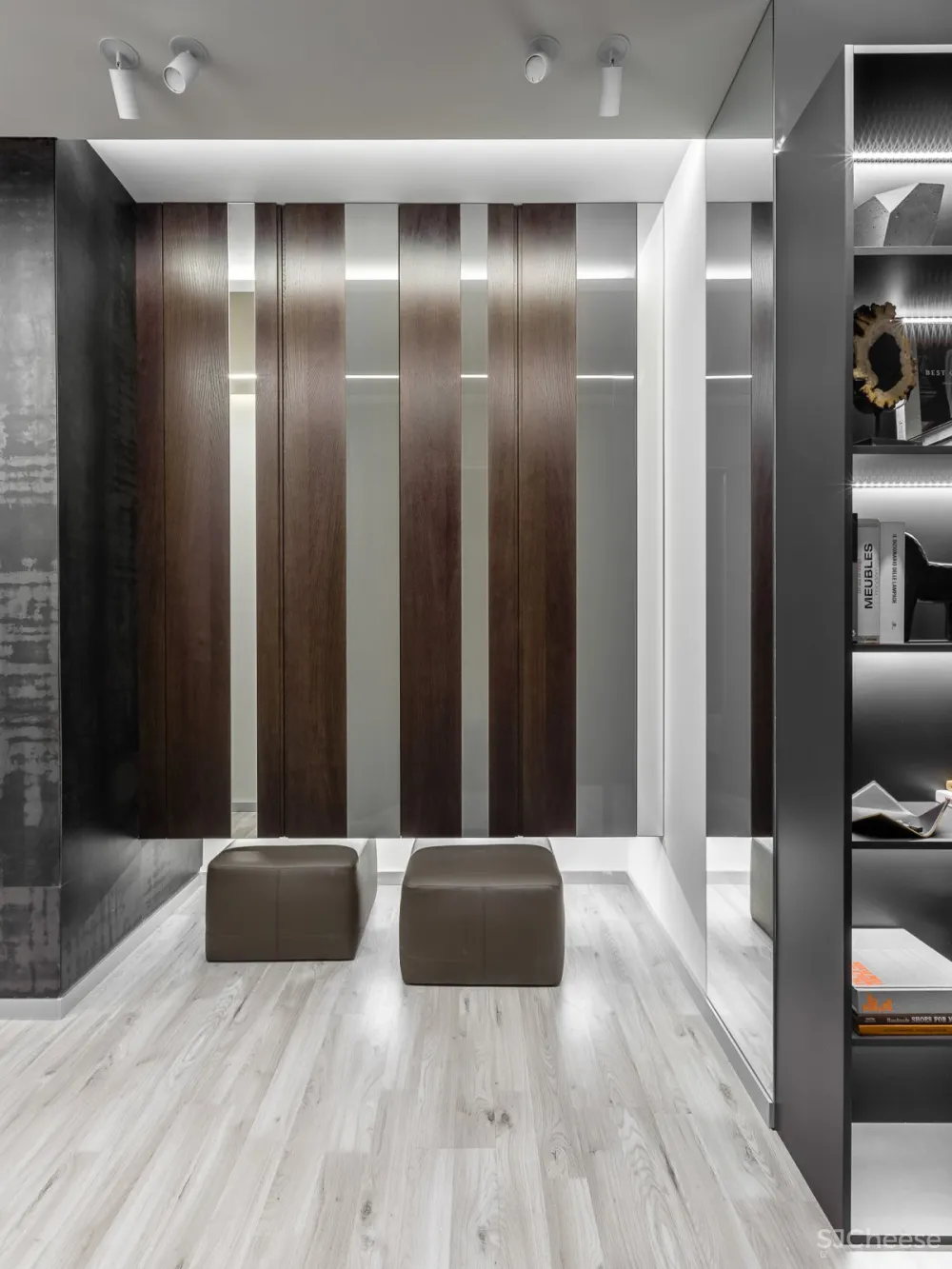 Quadrum Studio | DK CH Flat , 现代混泥土的功能住宅