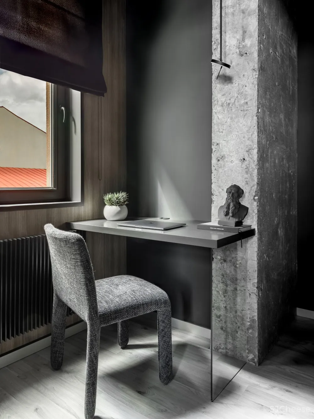 Quadrum Studio | DK CH Flat , 现代混泥土的功能住宅