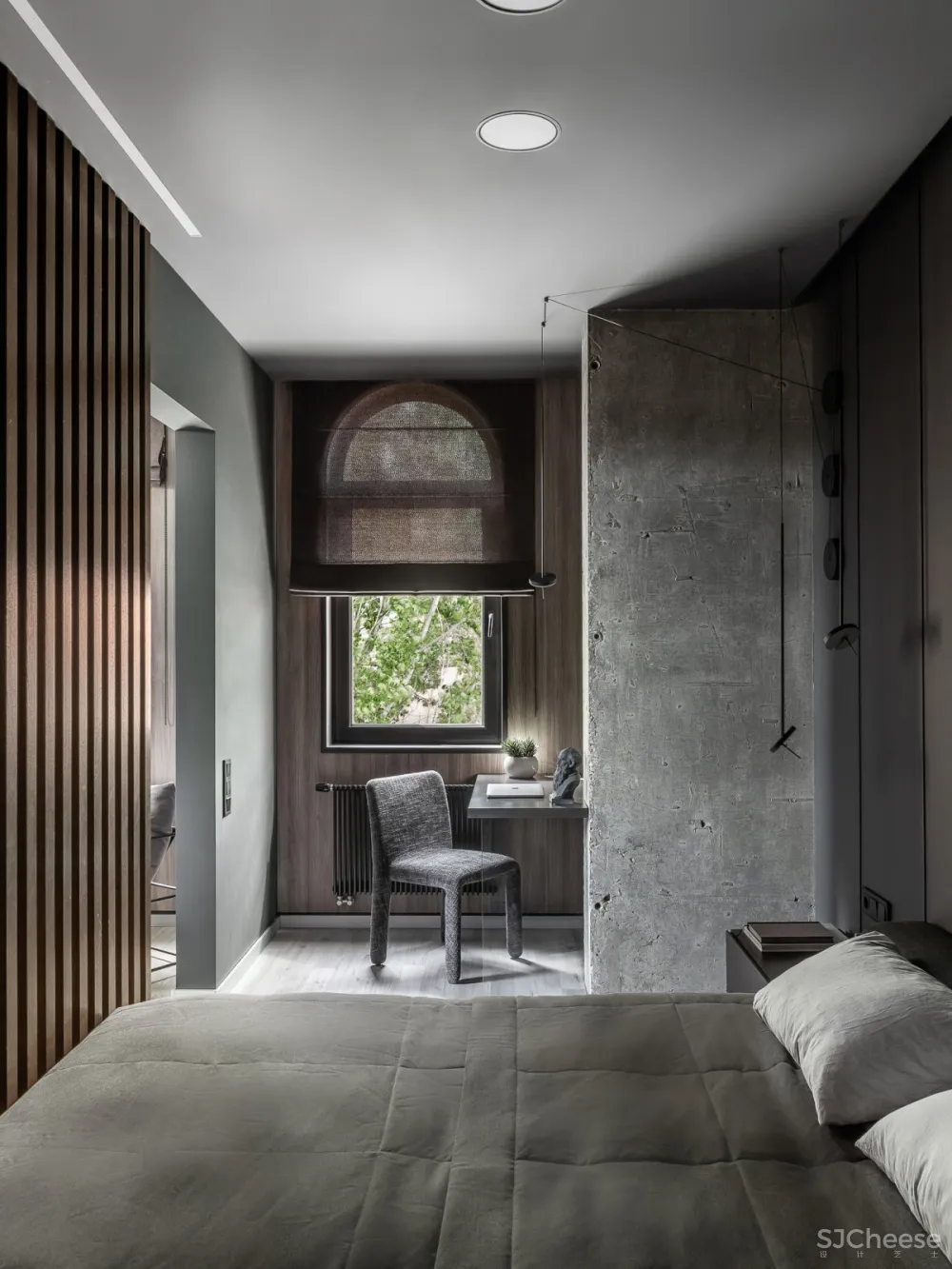 Quadrum Studio | DK CH Flat , 现代混泥土的功能住宅