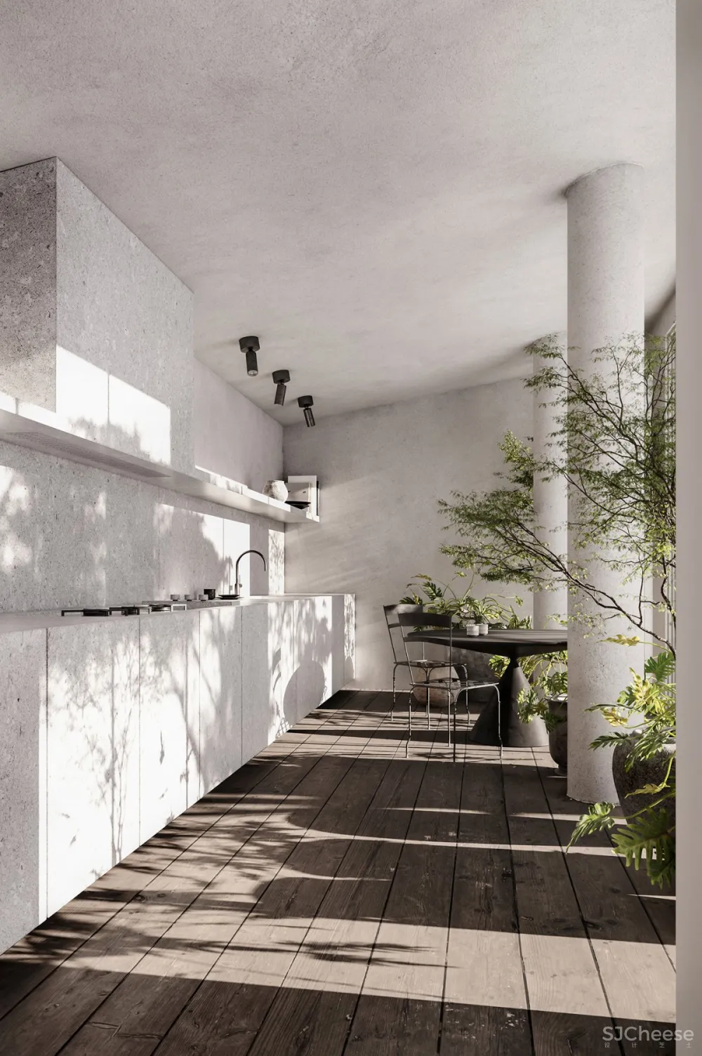 Klaudia Adamiak | IV Residence , 大自然与建筑的平行力量