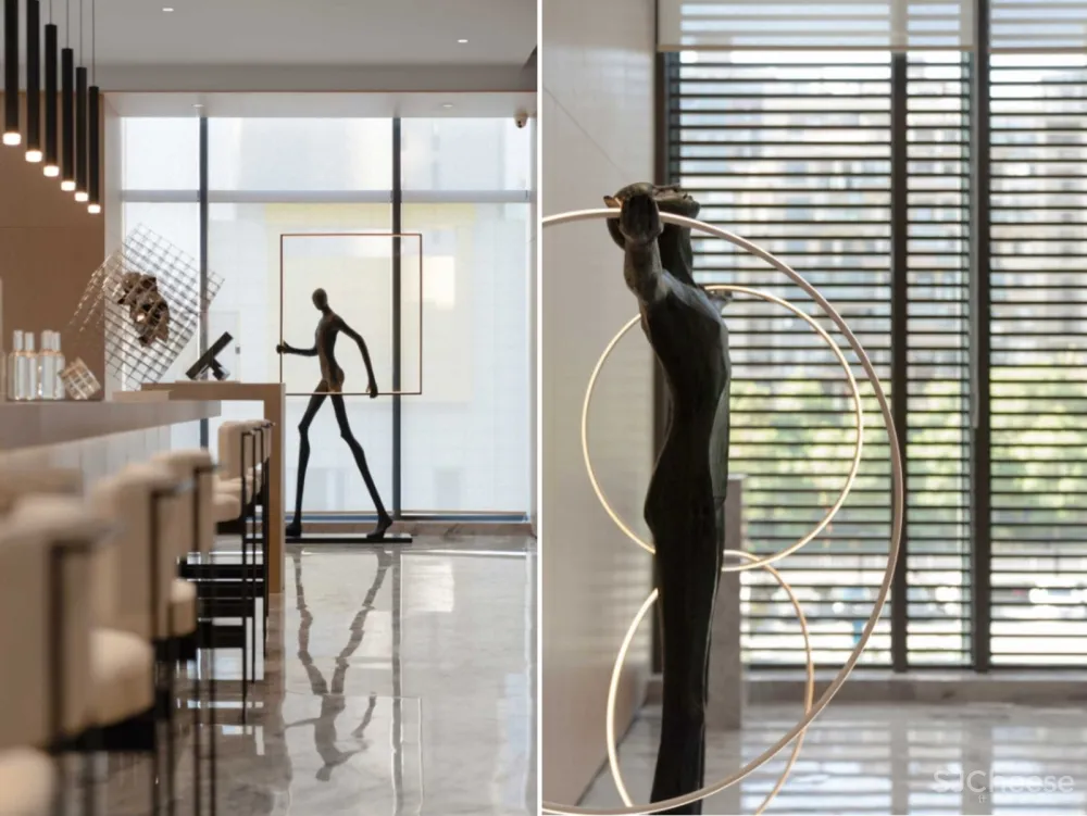 用当代简约精神重塑东方文化的韵律之美|540m²售楼处|殊众设计