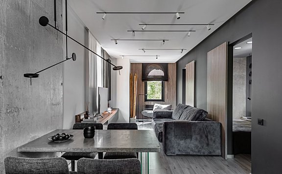 Quadrum Studio | DK CH Flat , 现代混泥土的功能住宅