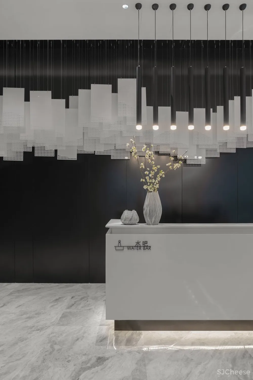 用当代简约精神重塑东方文化的韵律之美|540m²售楼处|殊众设计