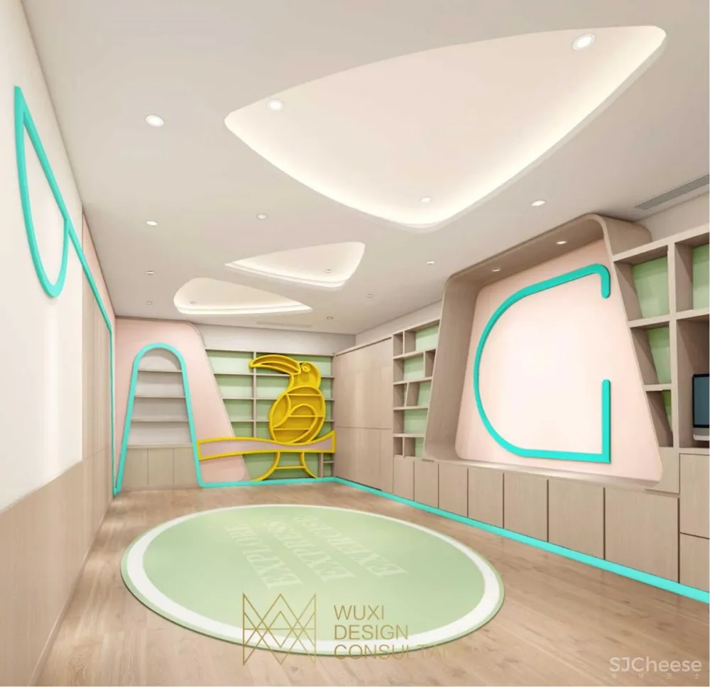 上海江桥万达宝贝王早教中心，设计施工一体化 | WUD伍曦设计