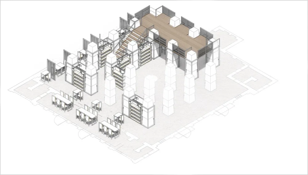 atelier masōmī + studio chahar | 宗教与世俗 HIKMA 图书馆