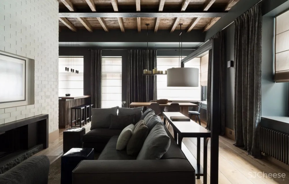 Krauze Architects | Chalet Residence , 工业美学和木屋元素