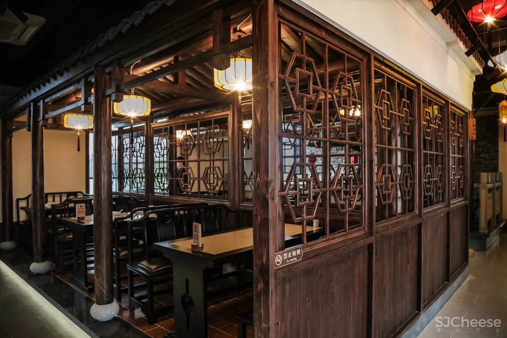 B J D ▏新作 ▏会龙湖农庄大酒店-交替变换的现代中式与古朴中式意境空间