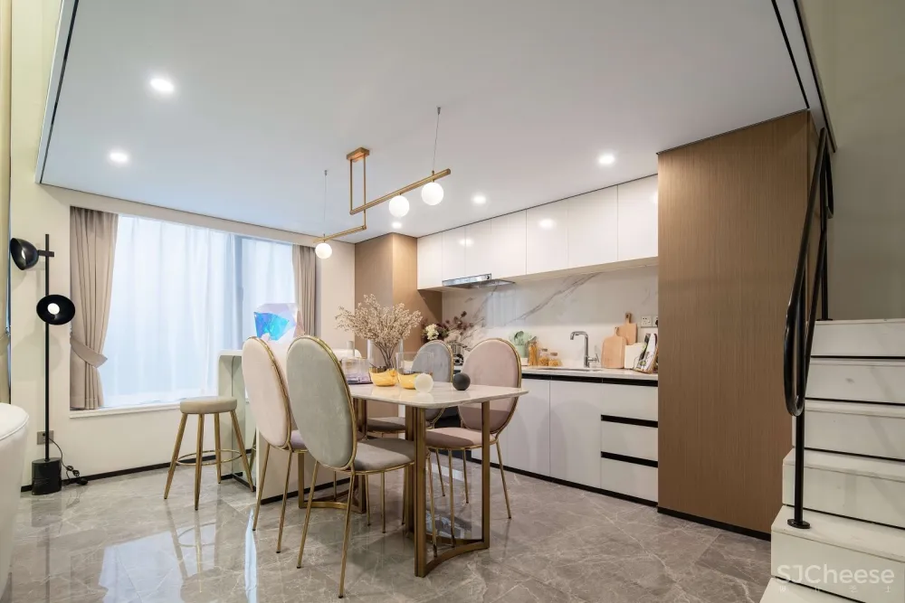 72㎡演绎唯美loft样板房丨殊众设计