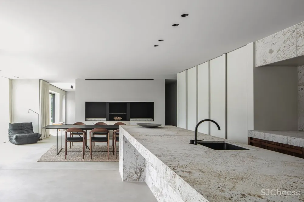 Pieter Vanrenterghem | Residence DD , 中性色调的天然材料