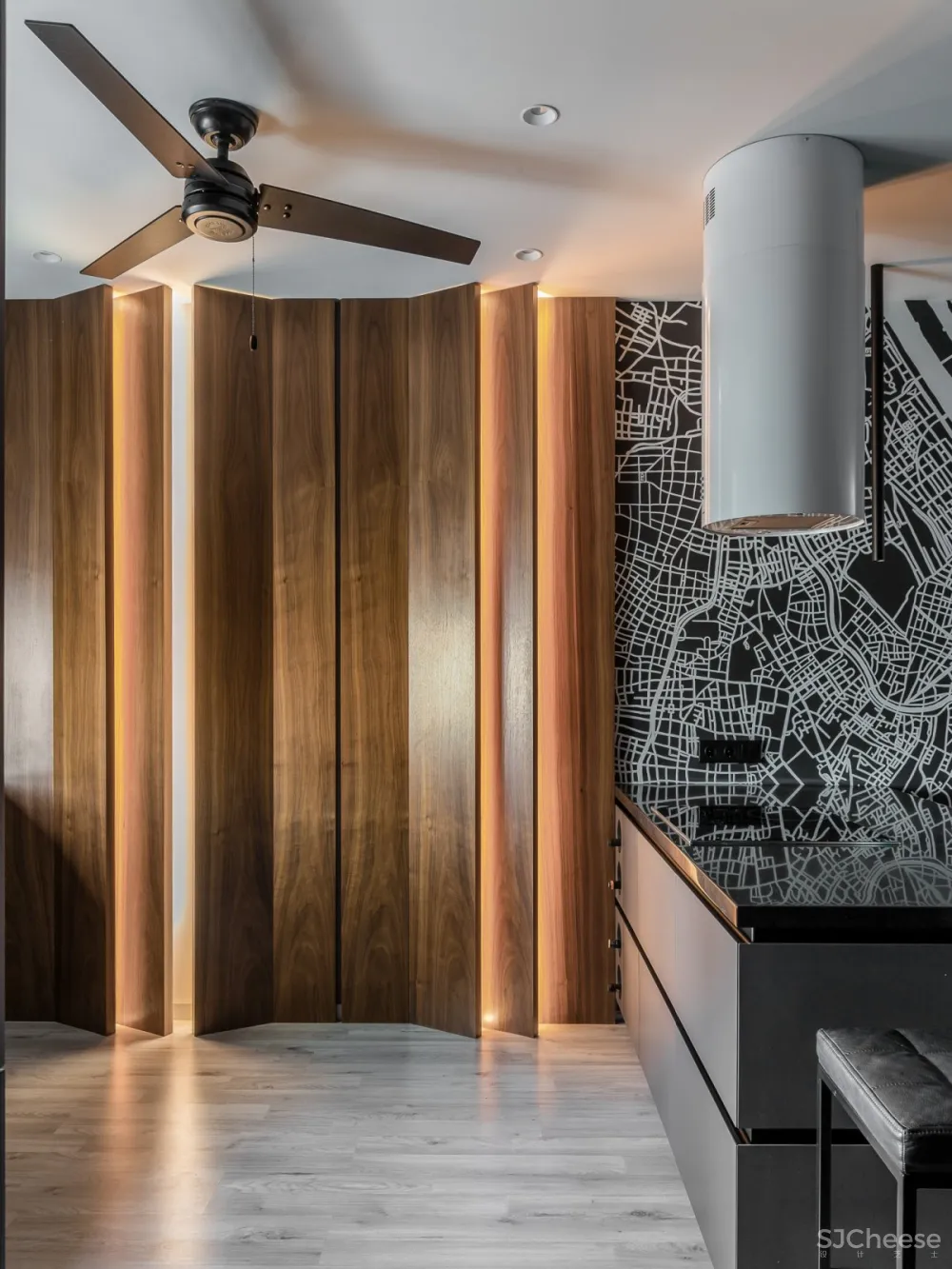 Quadrum Studio | DK CH Flat , 现代混泥土的功能住宅