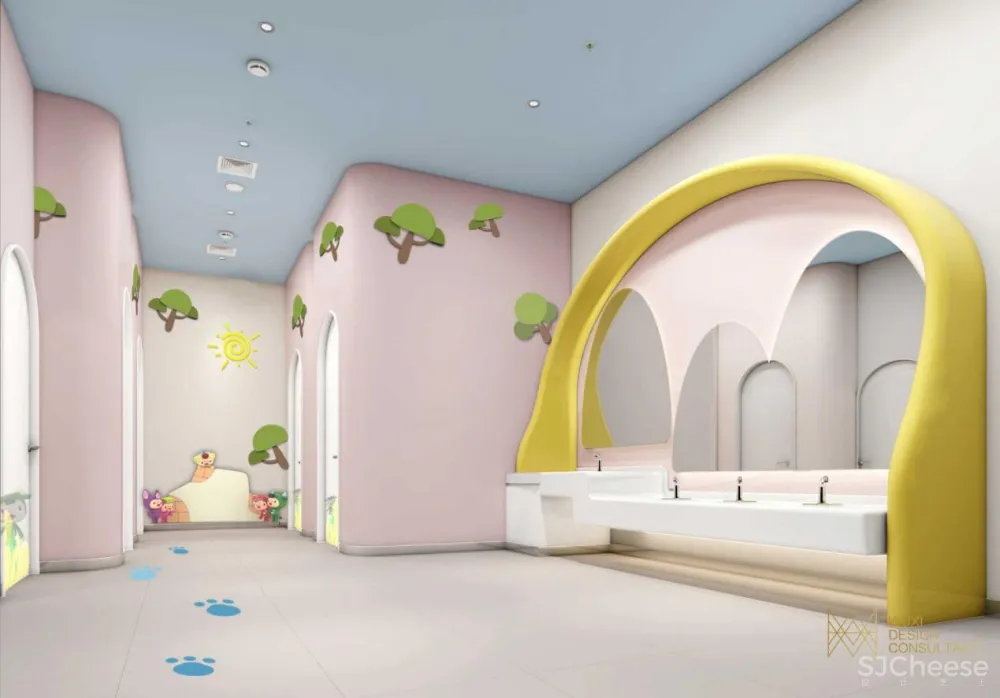 上海江桥万达宝贝王早教中心，设计施工一体化 | WUD伍曦设计