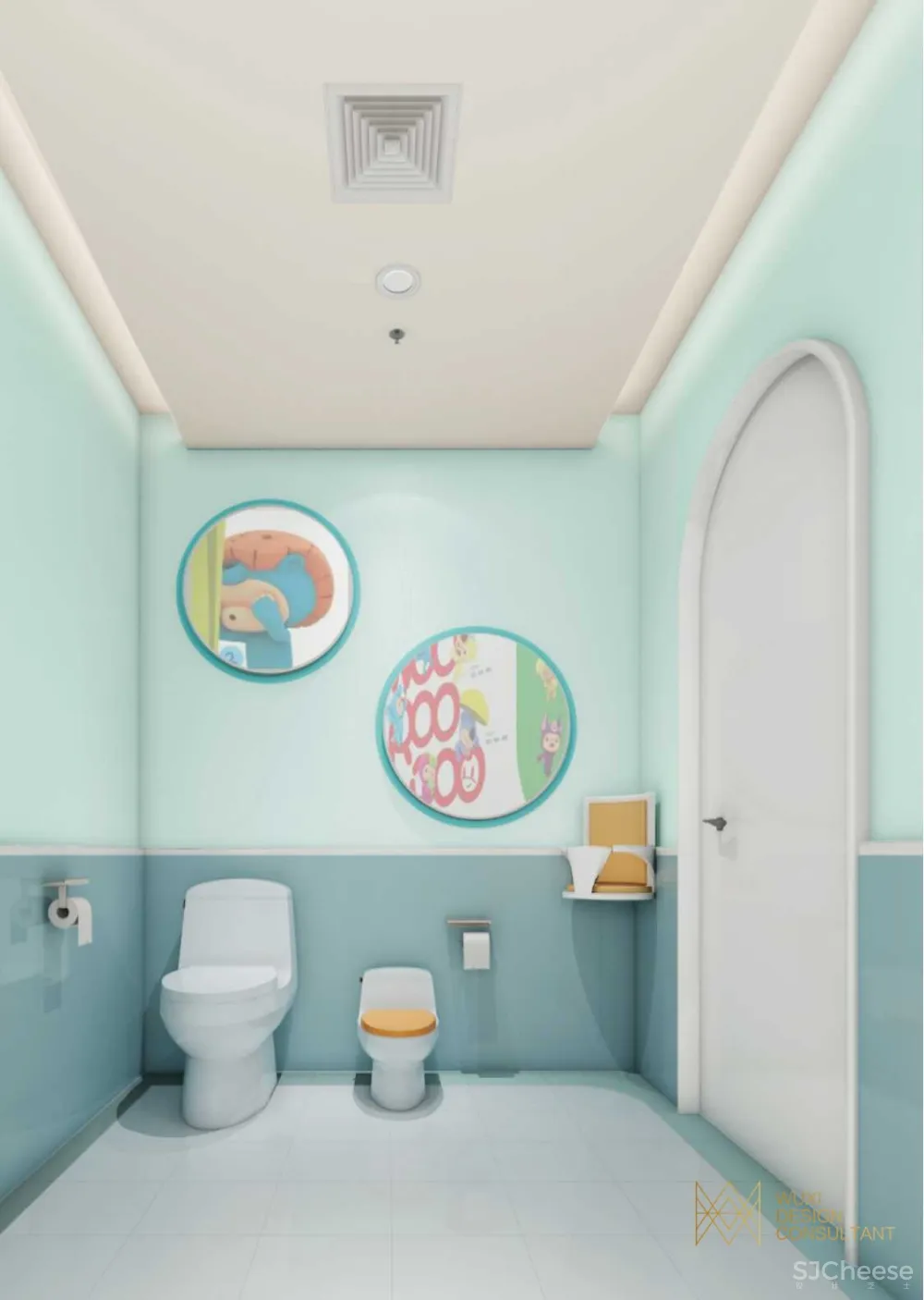 上海江桥万达宝贝王早教中心，设计施工一体化 | WUD伍曦设计