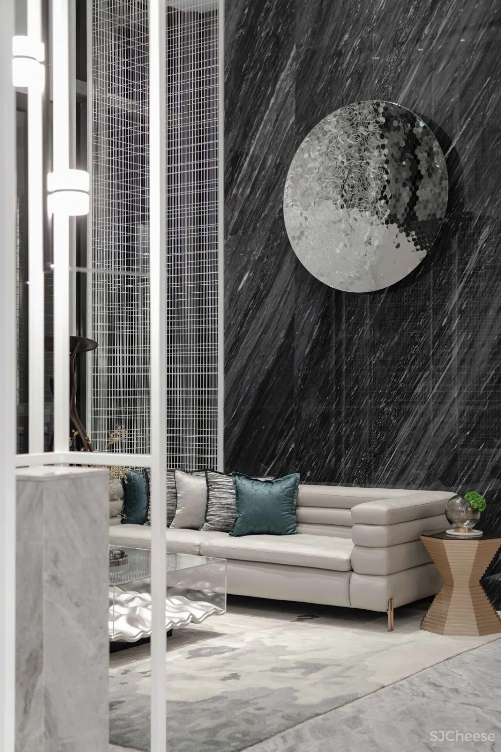 用当代简约精神重塑东方文化的韵律之美|540m²售楼处|殊众设计