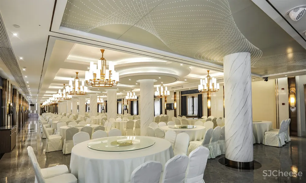 B J D ▏新作 ▏会龙湖农庄大酒店-交替变换的现代中式与古朴中式意境空间