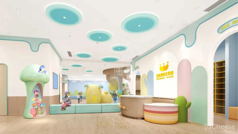 上海江桥万达宝贝王早教中心，设计施工一体化 | WUD伍曦设计
