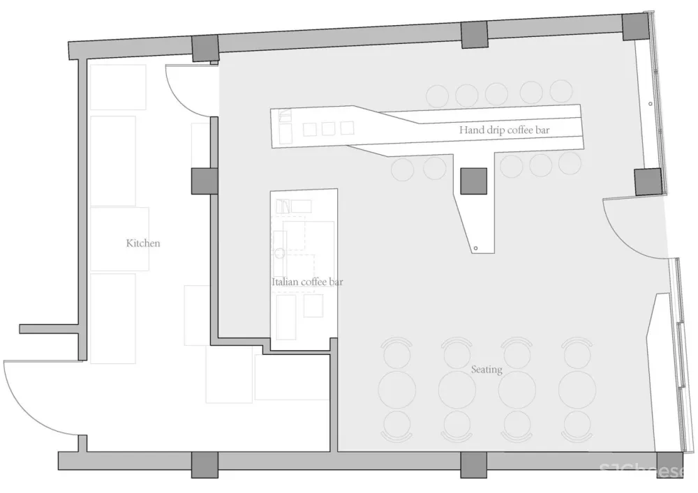 新作 | 白鸟咖啡 / 栋栖设计