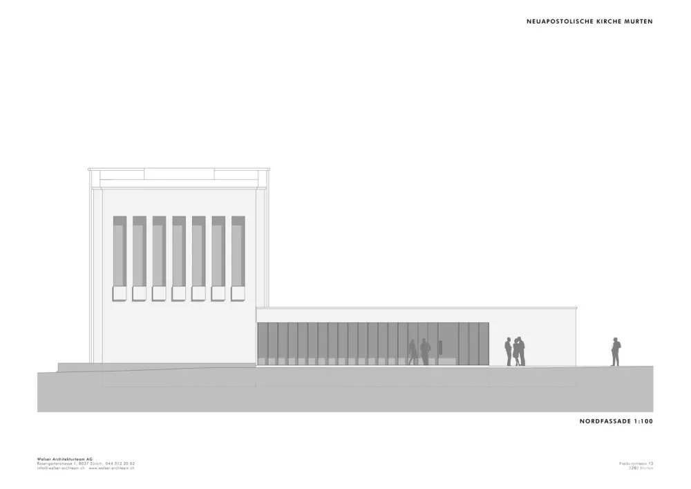 Walser Architekturteam | 瑞士极简教堂 Murten Church
