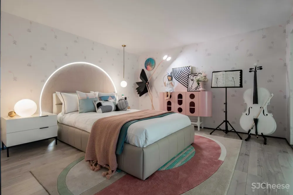 72㎡演绎唯美loft样板房丨殊众设计